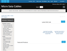 Tablet Screenshot of microsatacables.com